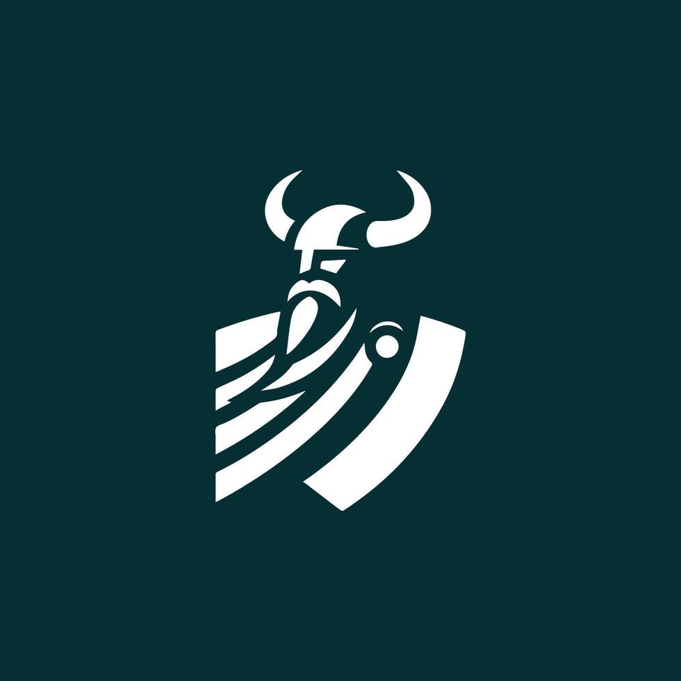 Viking Man Logo 3 vector