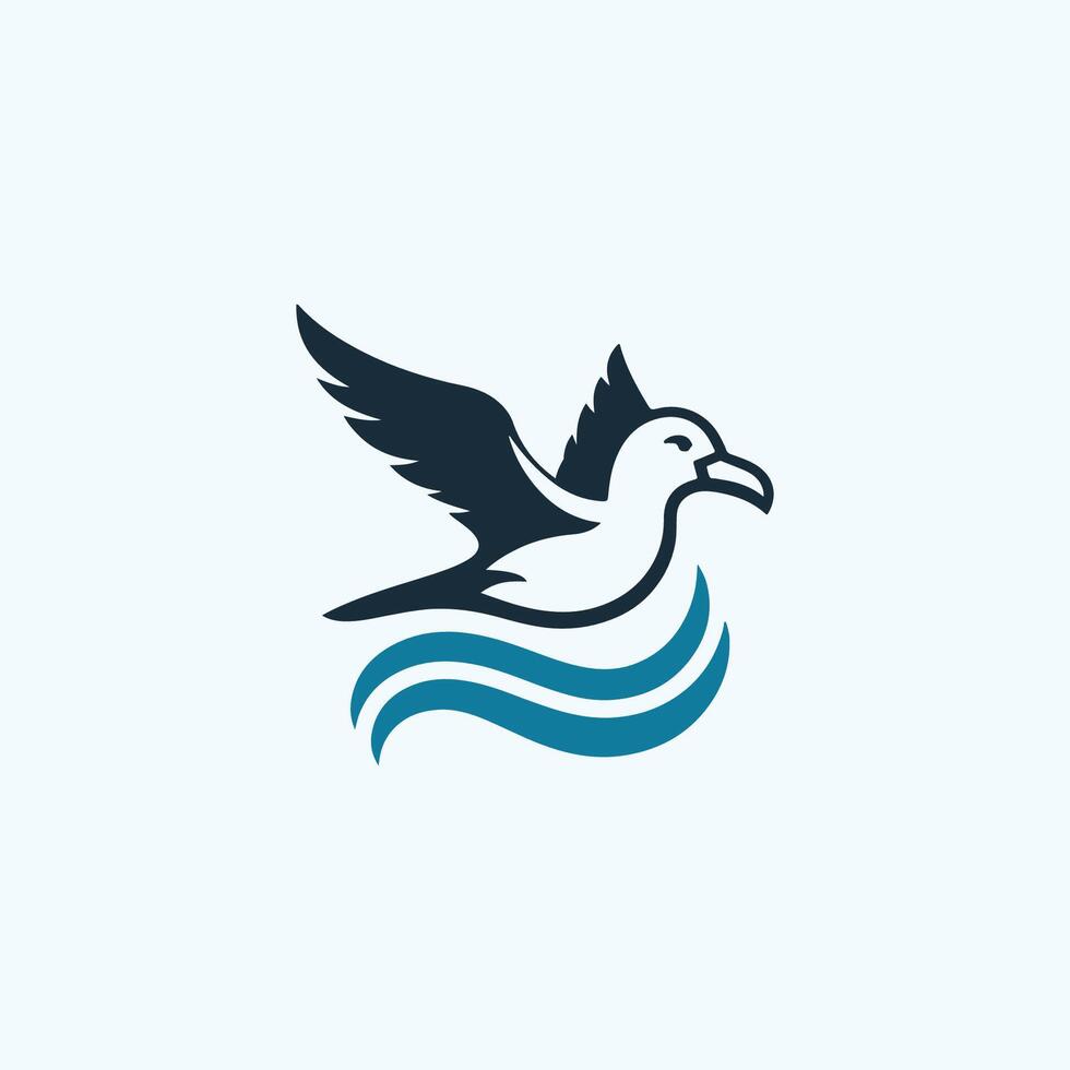 Albatross Bird Logo for sale. vector