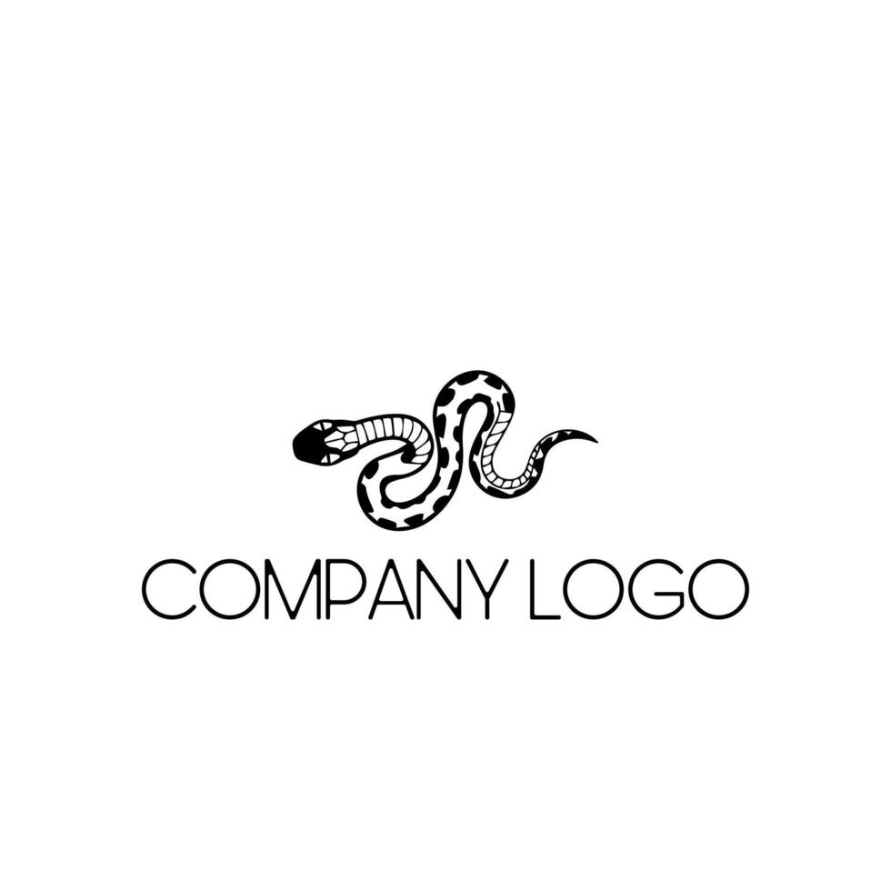 snake logo symbol vector