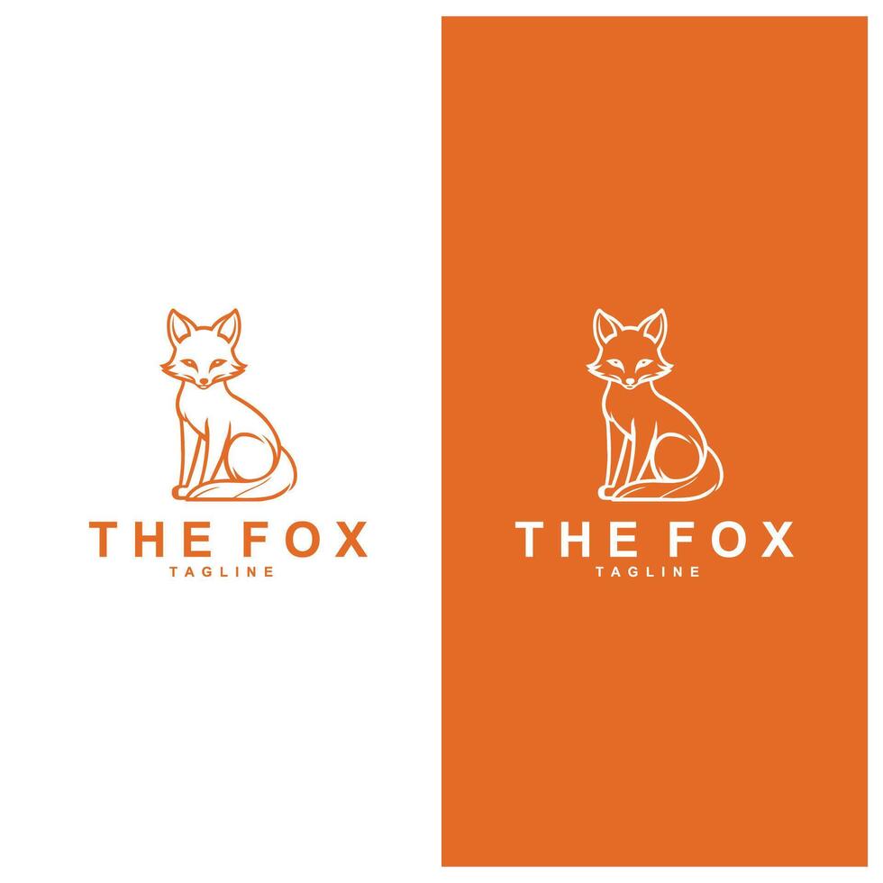 Lone Fox Branding Logo vector