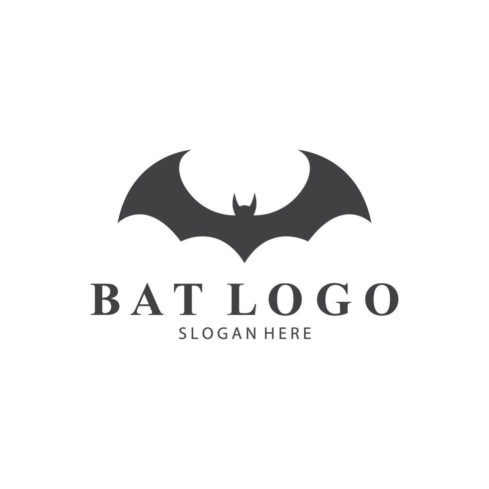 bat logo template for business vector