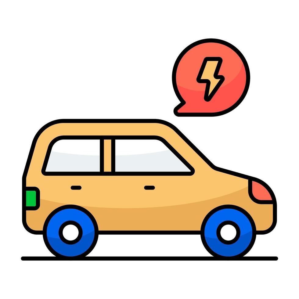 Modern graphic design icon of car power vector
