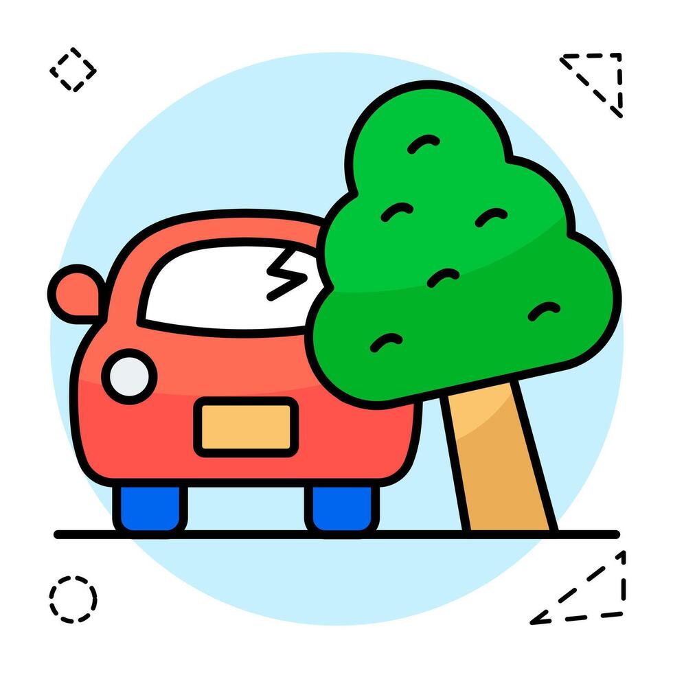 A perfect icon of windstorm vector