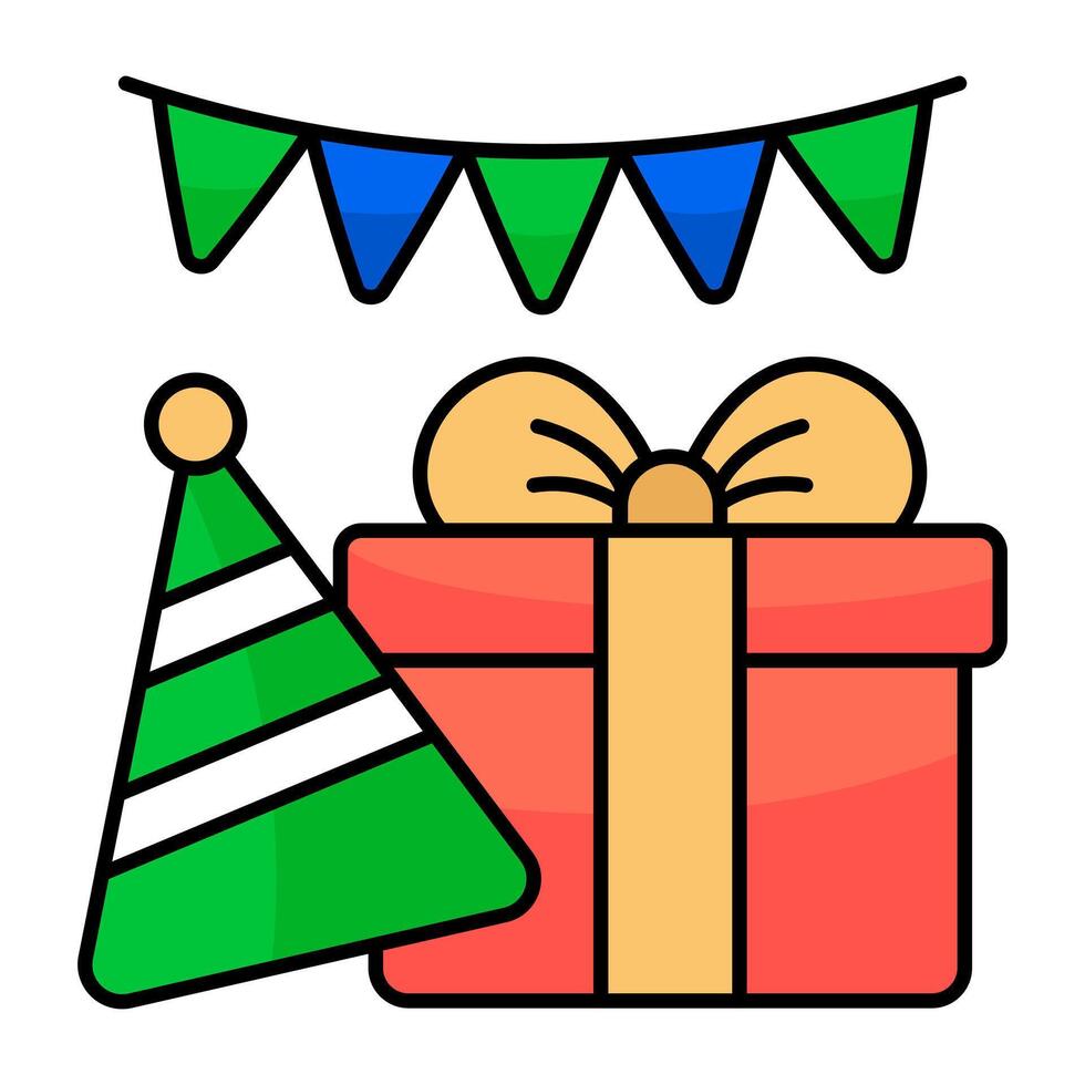 A trendy design icon of party vector