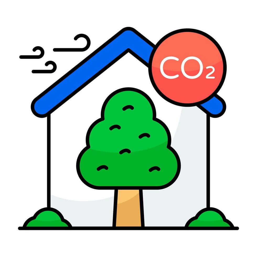 Airs quality icon, editable vector