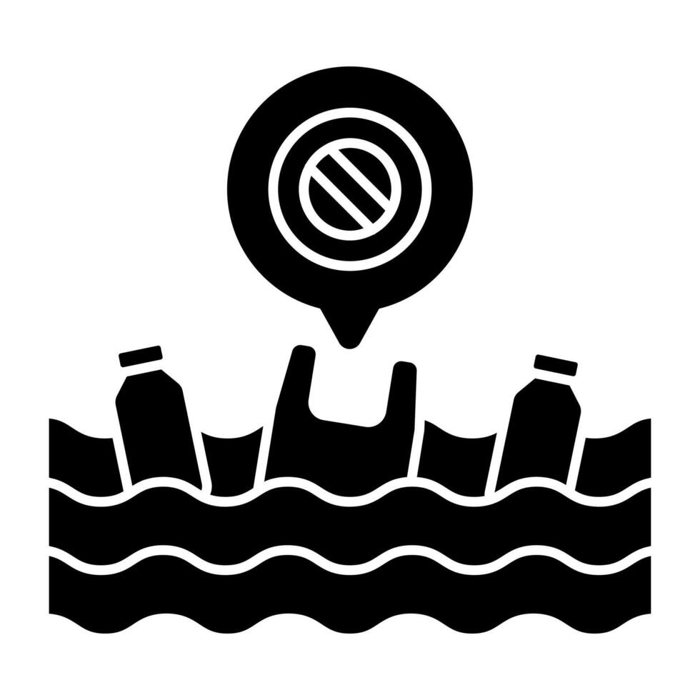Perfect icon of water pollution vector
