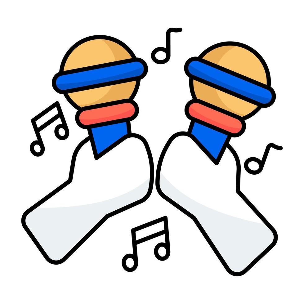 An design of music vector