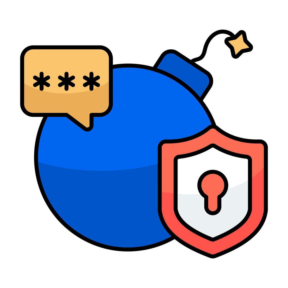 Perfect design icon of ddos security vector