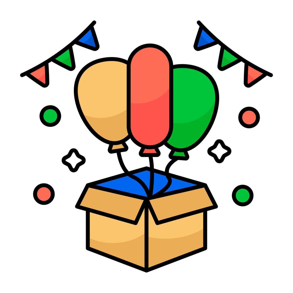 Creative design icon balloons vector