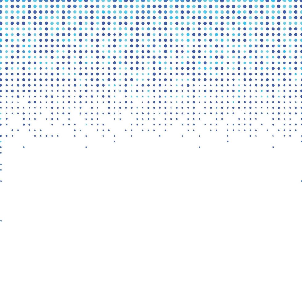 Abstract Blue and Teal Dotted Pattern Background Design with Halftone Effect and Gradient Transition vector