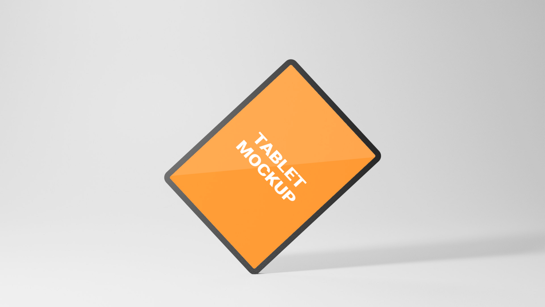 Beautiful Tablet mockup on white background psd
