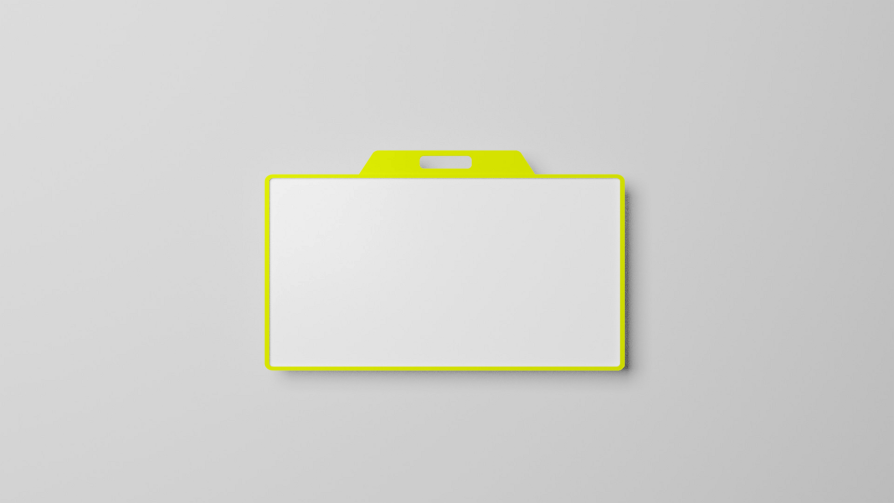 yellow clipboard with a blank space on it psd