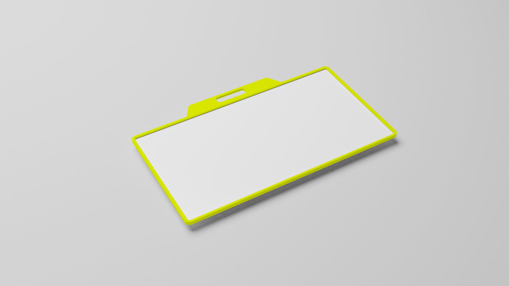 yellow card with a blank space on it psd