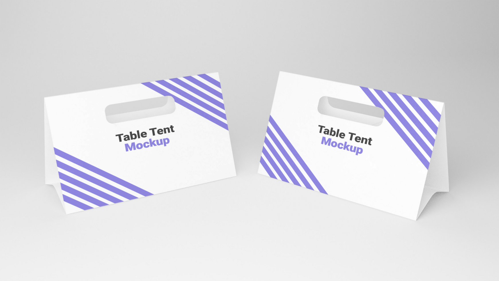 Two paper bags with the text table text mockup psd