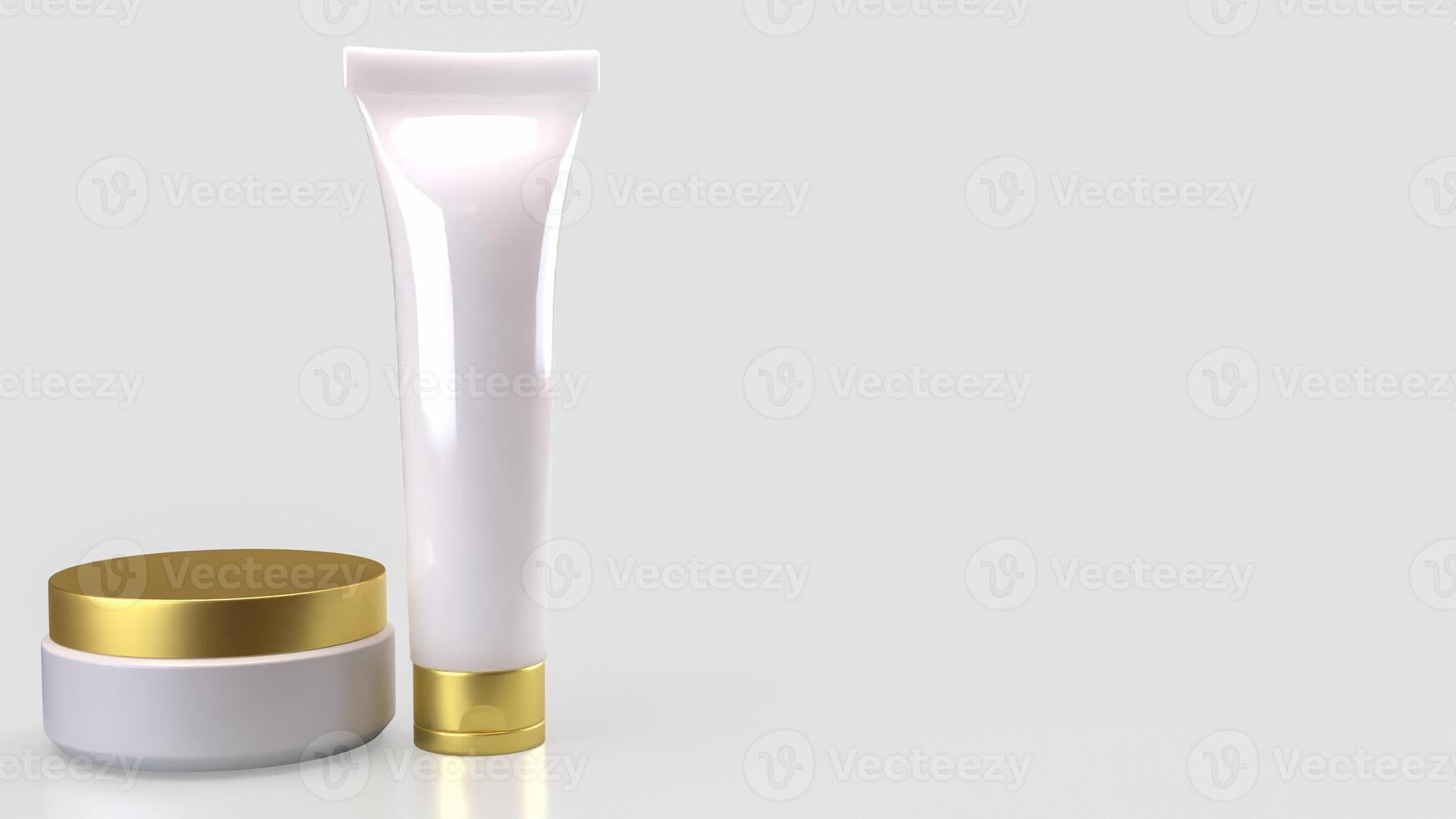 Cosmetic product for Beauty concept 3d Rendering . photo