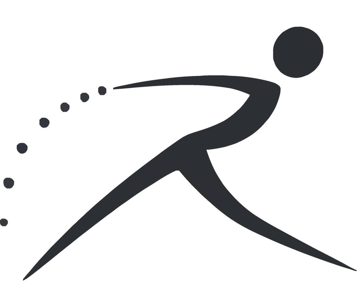 Dynamic Movement Action for Fitness and Agility vector