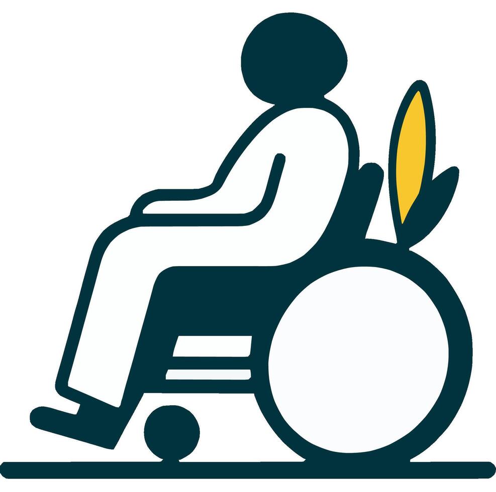 Wheelchair Mobility Design for Accessibility and Freedom vector