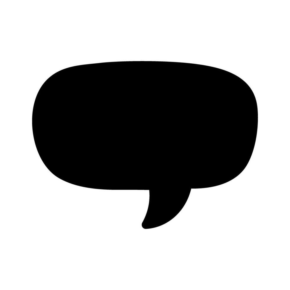 Speech bubble icon. illustration isolated on a white background. vector