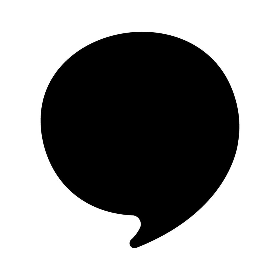 Speech bubble icon. illustration. Isolated on white background. Bubble sign or symbol. vector