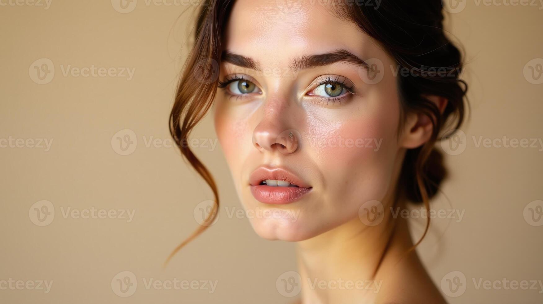 Graceful elegance of a sophisticated model. photo
