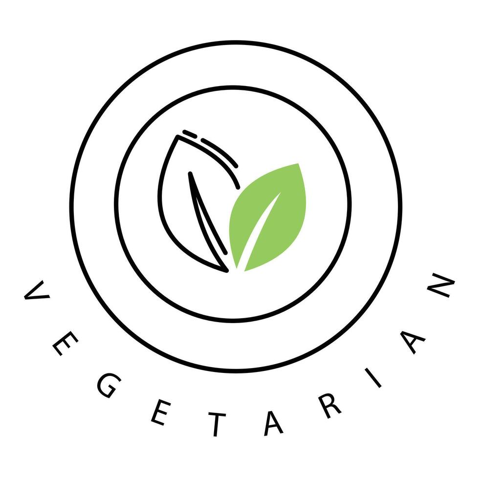 Plant Based Vegetarian Food Icon design with editable Stroke vector
