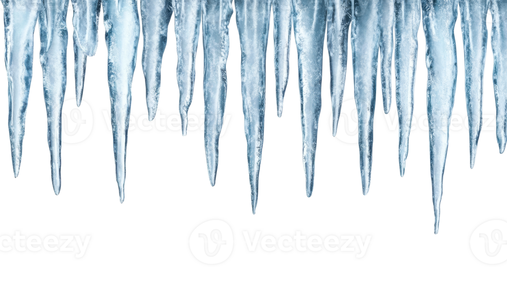 Icicles, ice, winter, cold, frozen, hanging, transparent, texture, cut out transparent png