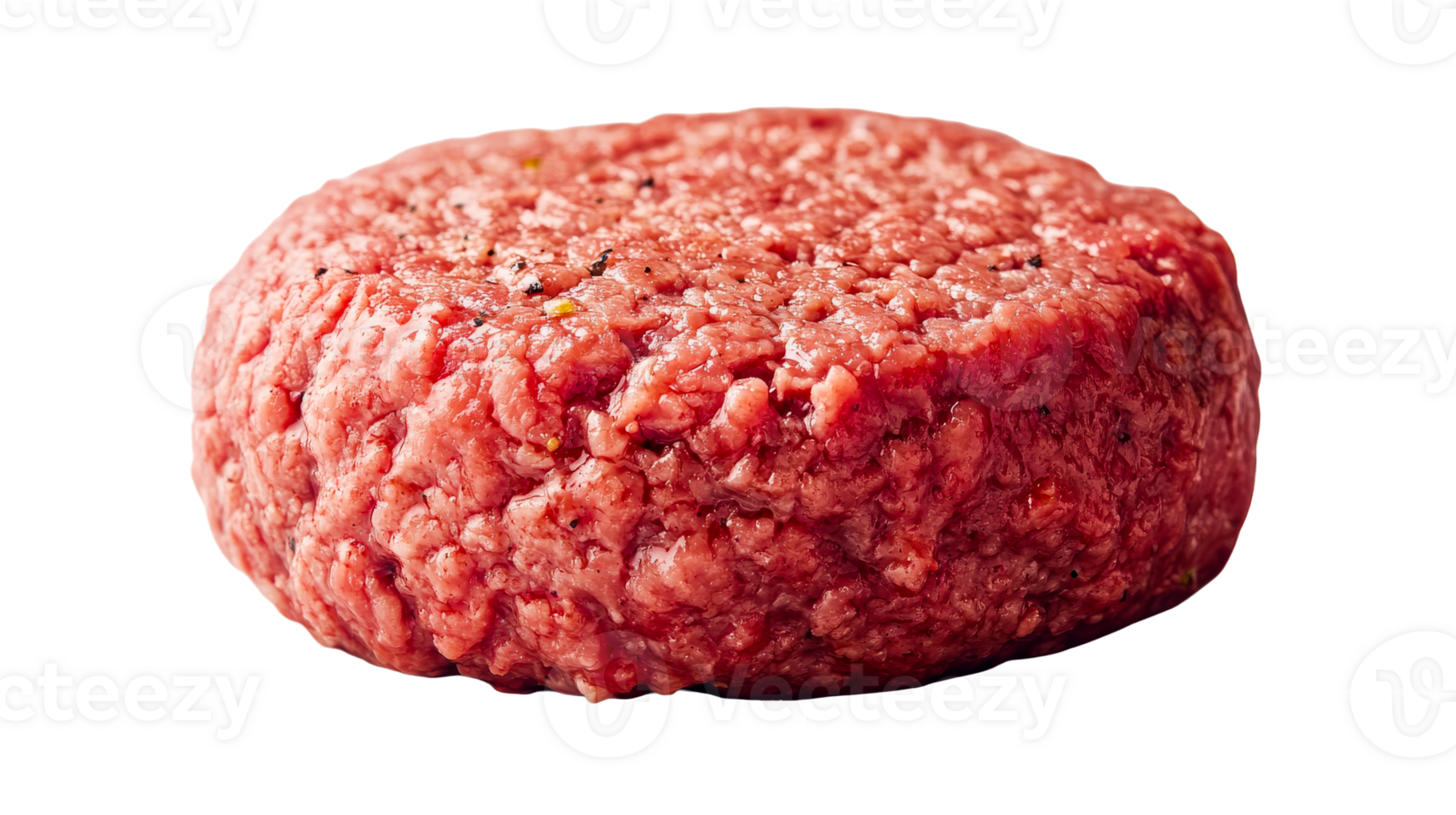 Uncooked, raw burger patty, ground meat, food preparation, cut out transparent png