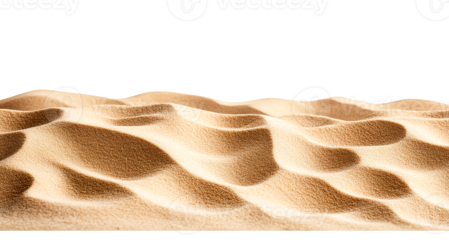 Sand dunes texture background, desert surface pattern, cut out transparent png