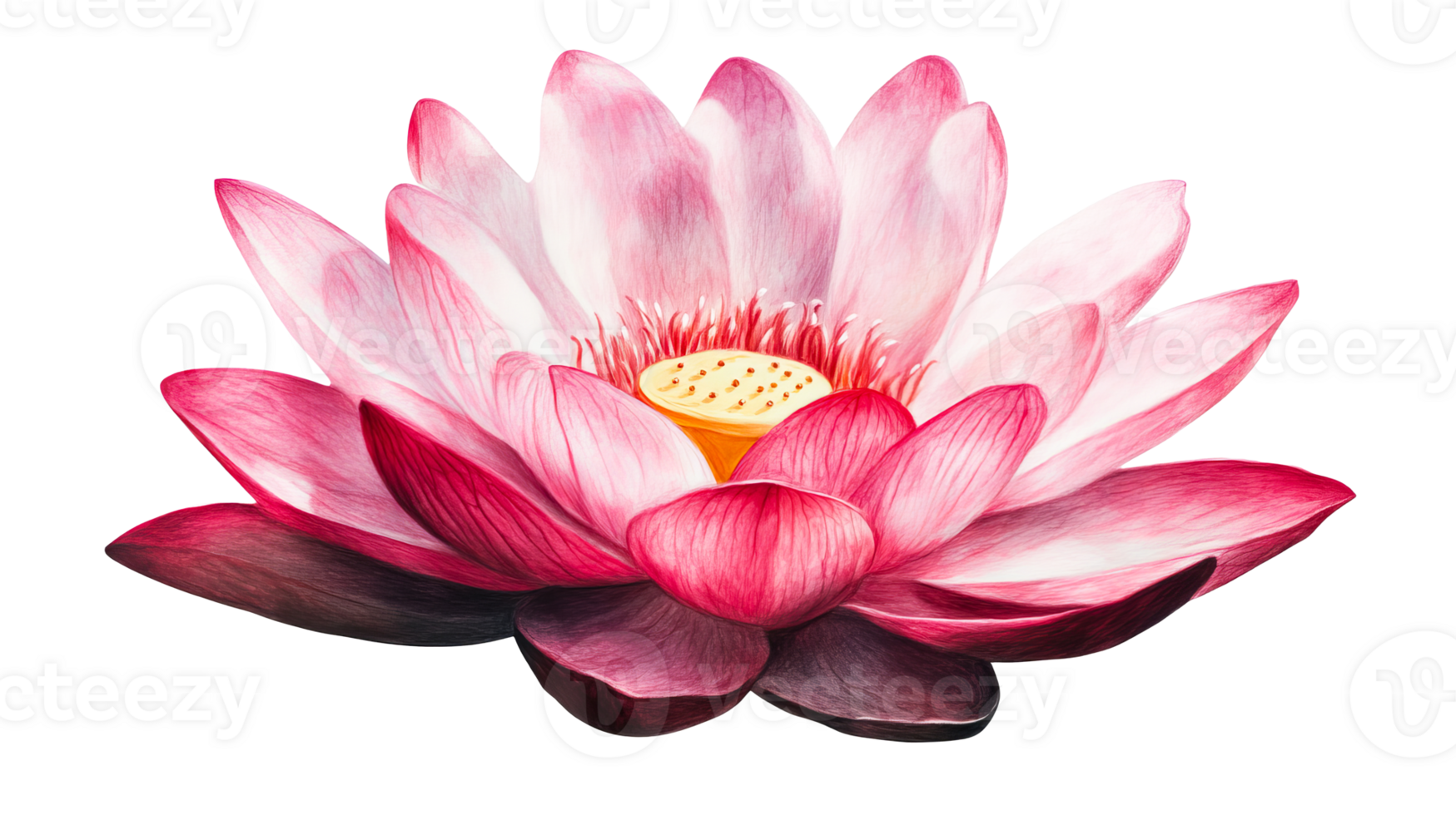 Delicate Pink Lotus Flower Close-up, Elegant Blossom, cut out transparent png