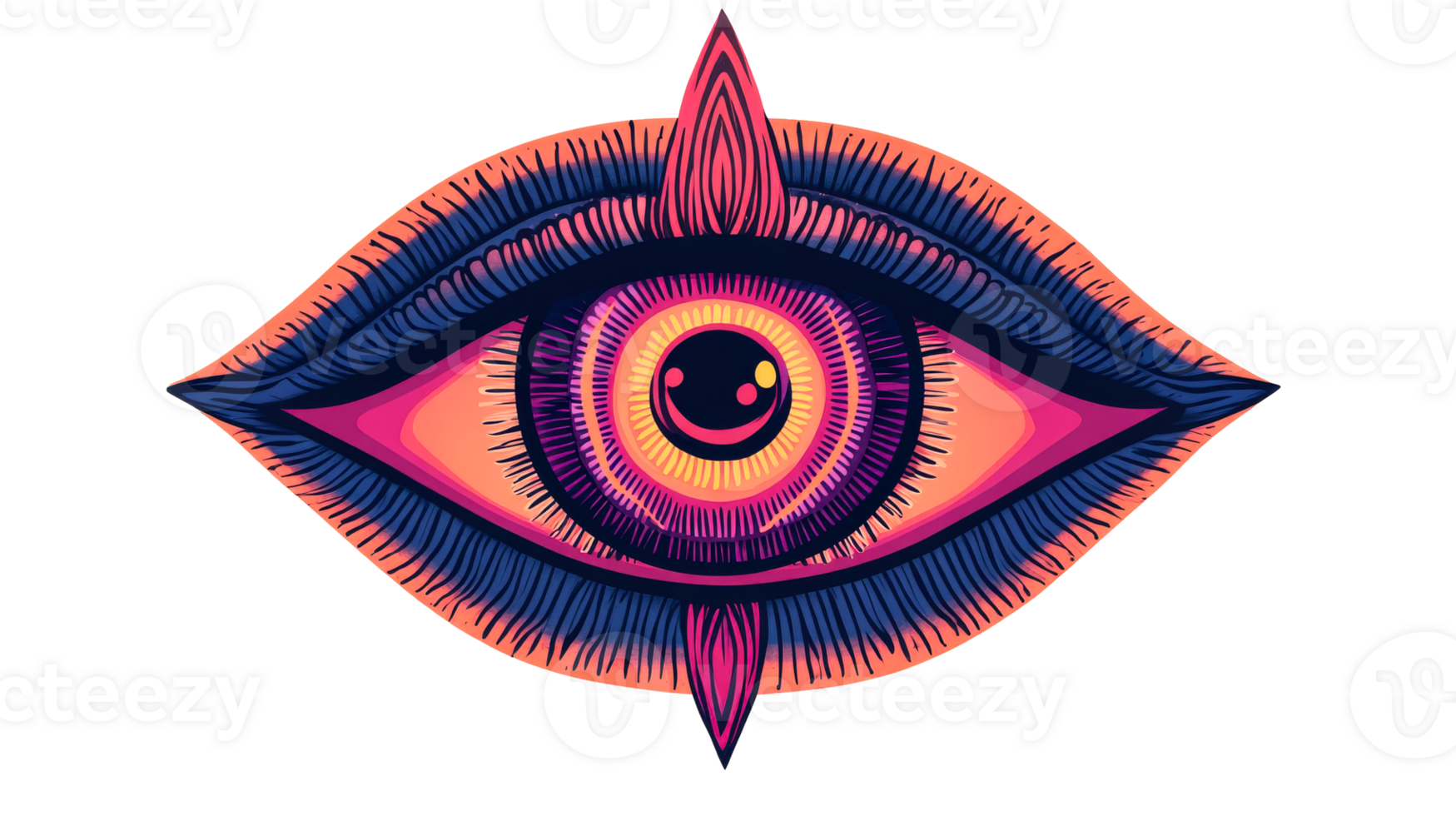 Eye, esoteric symbol, third eye, spiritual, psychic, vision, cut out transparent png