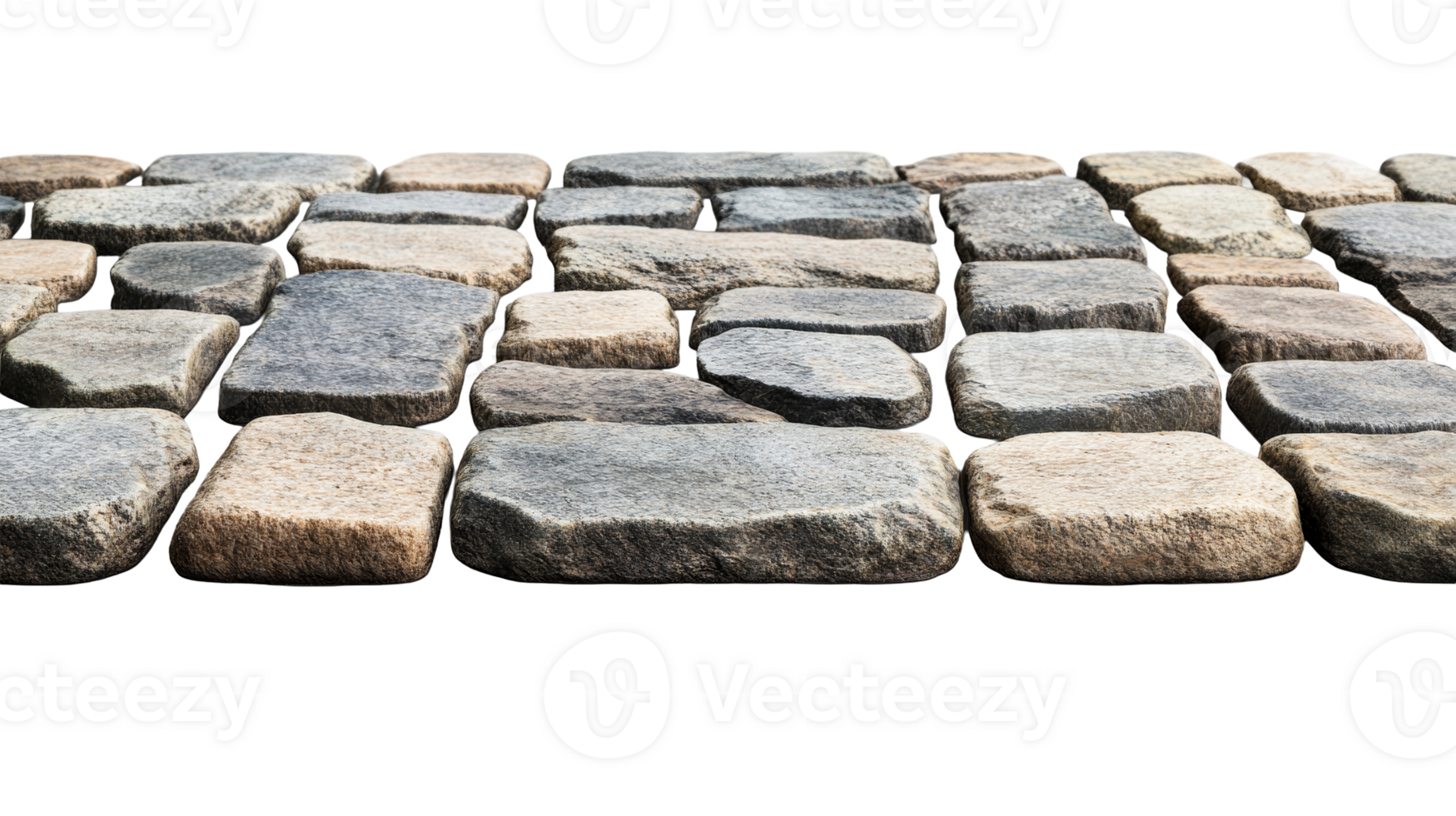 Paving stones, natural stone wall, decorative stone, texture, cut out transparent png