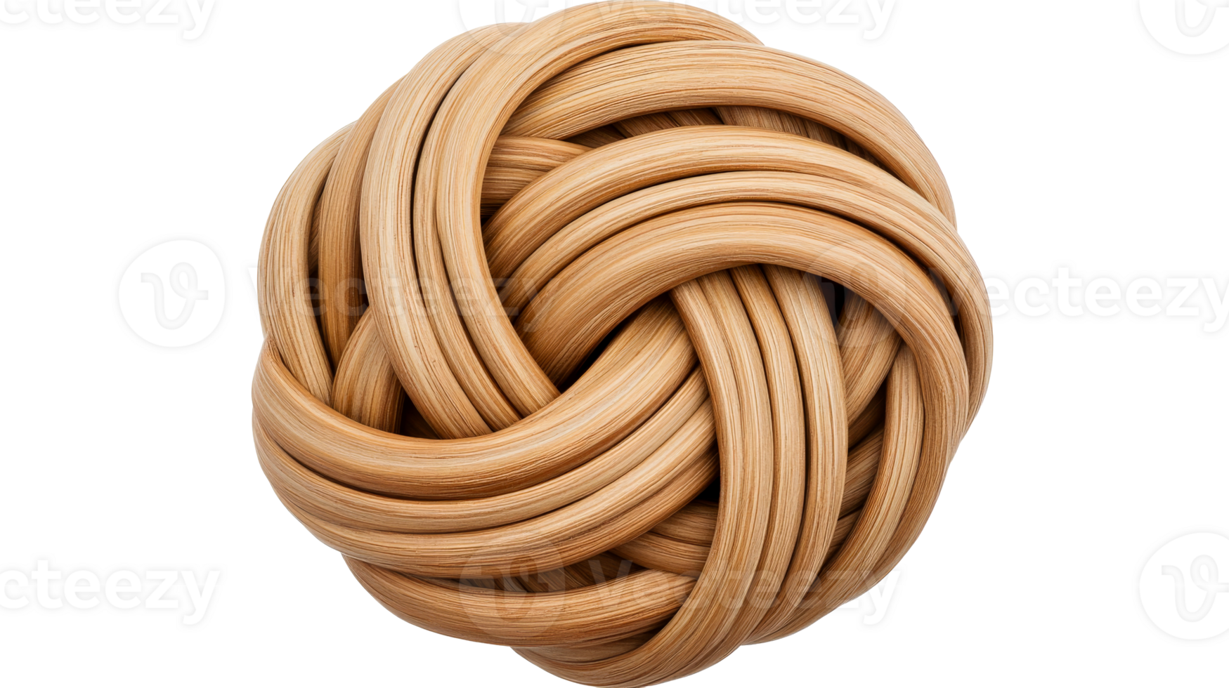 Rattan knot ball, natural texture, ornament, pattern, decoration, cut out transparent png