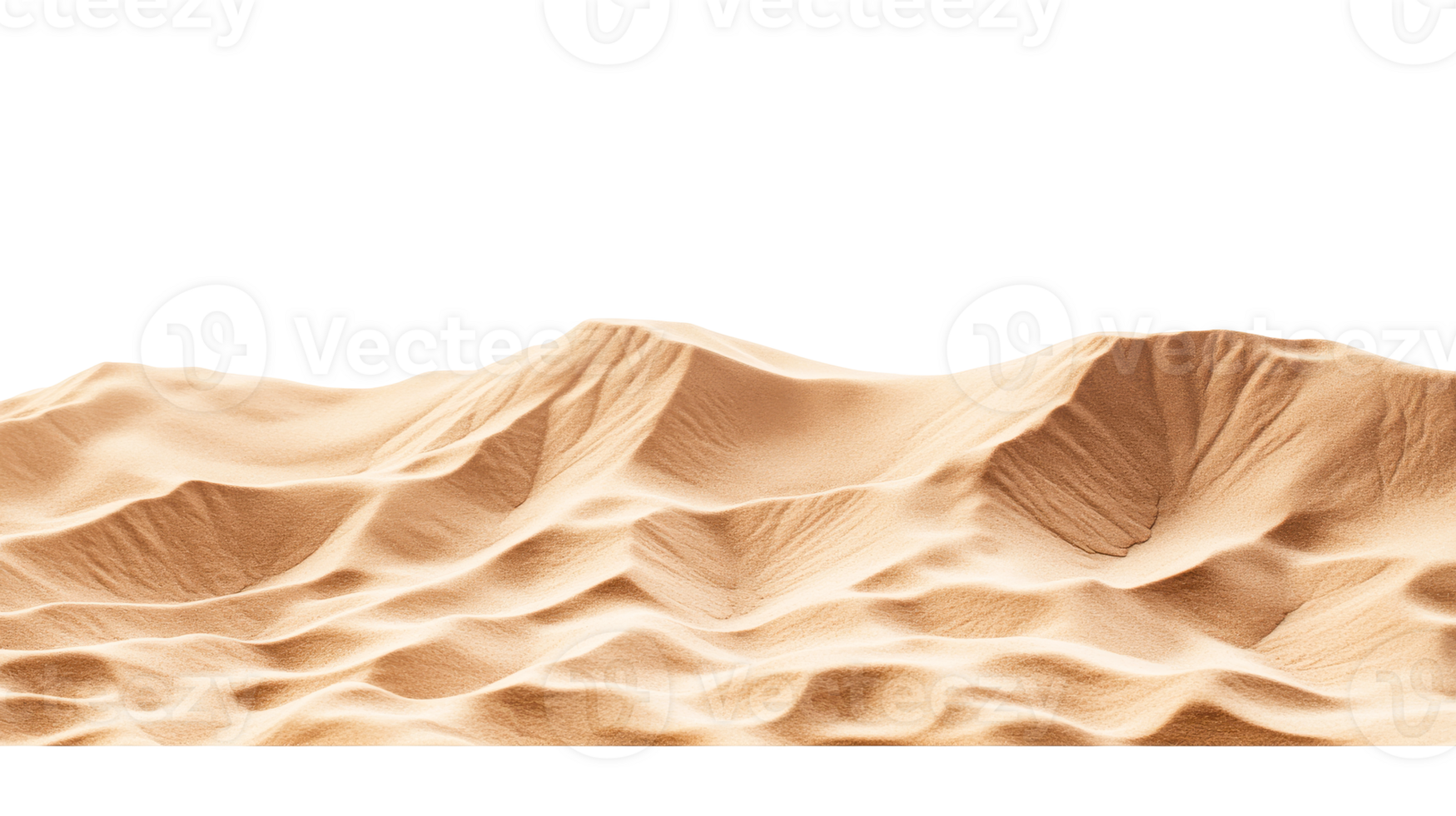 Desert dunes, sand, landscape, arid, abstract, isolated, cut out transparent png