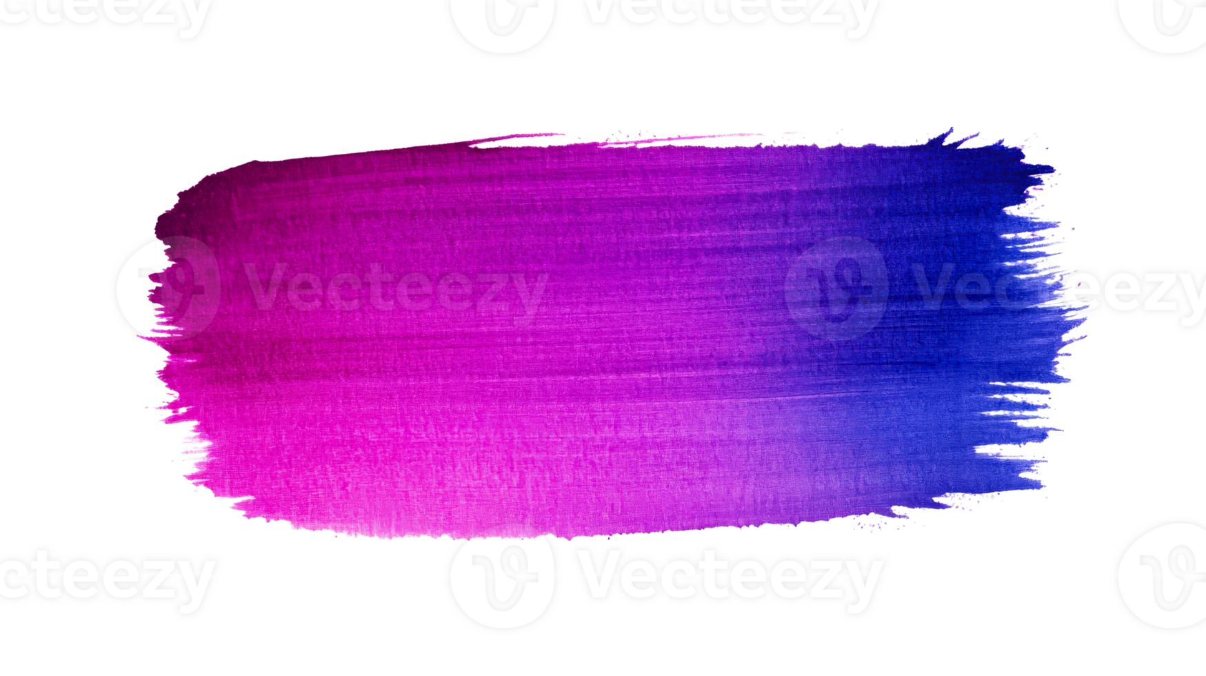 Colorful paint stroke on a transparent background png