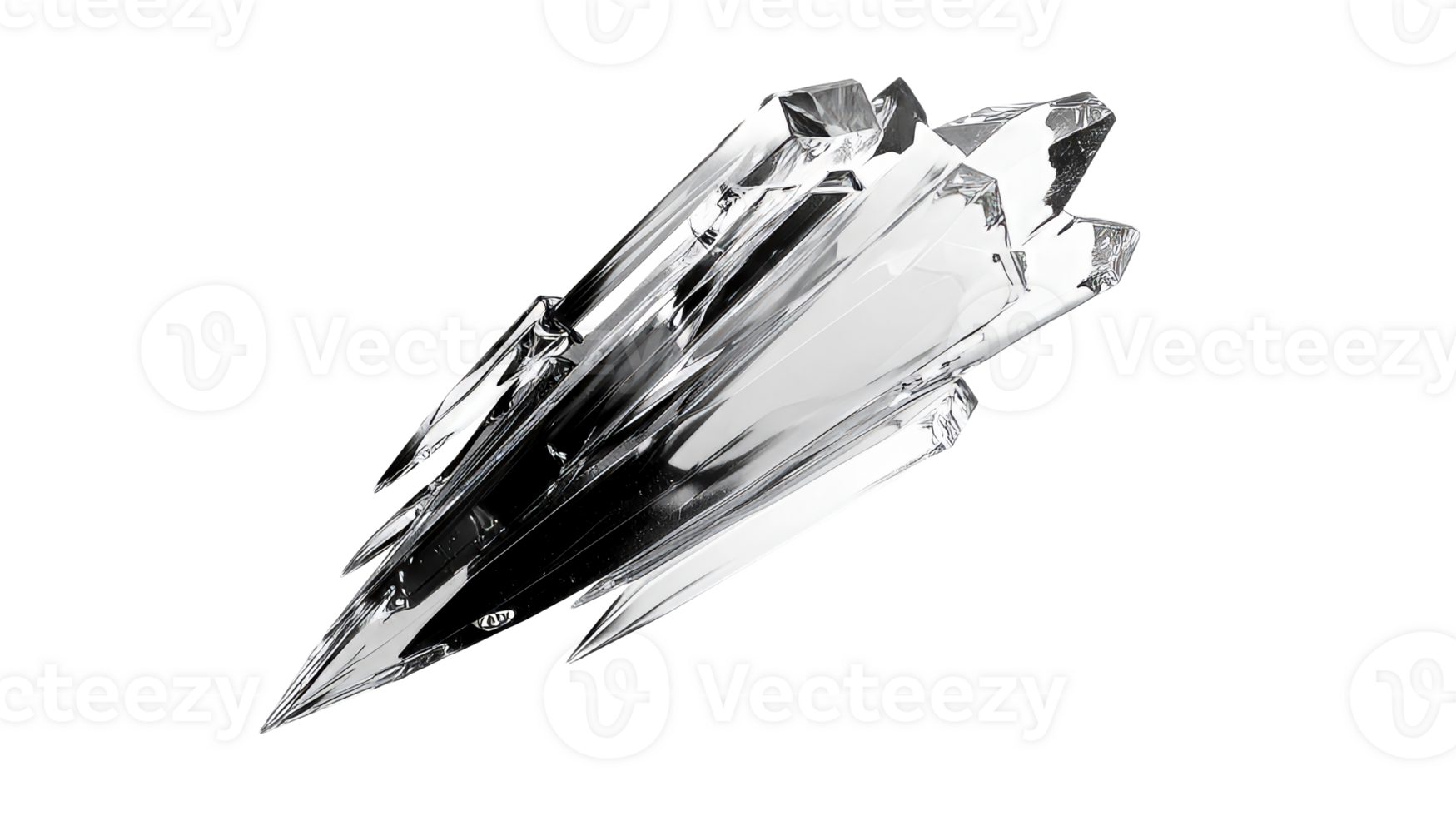 Crystal cluster formation, crystalline texture abstract, cut out transparent png