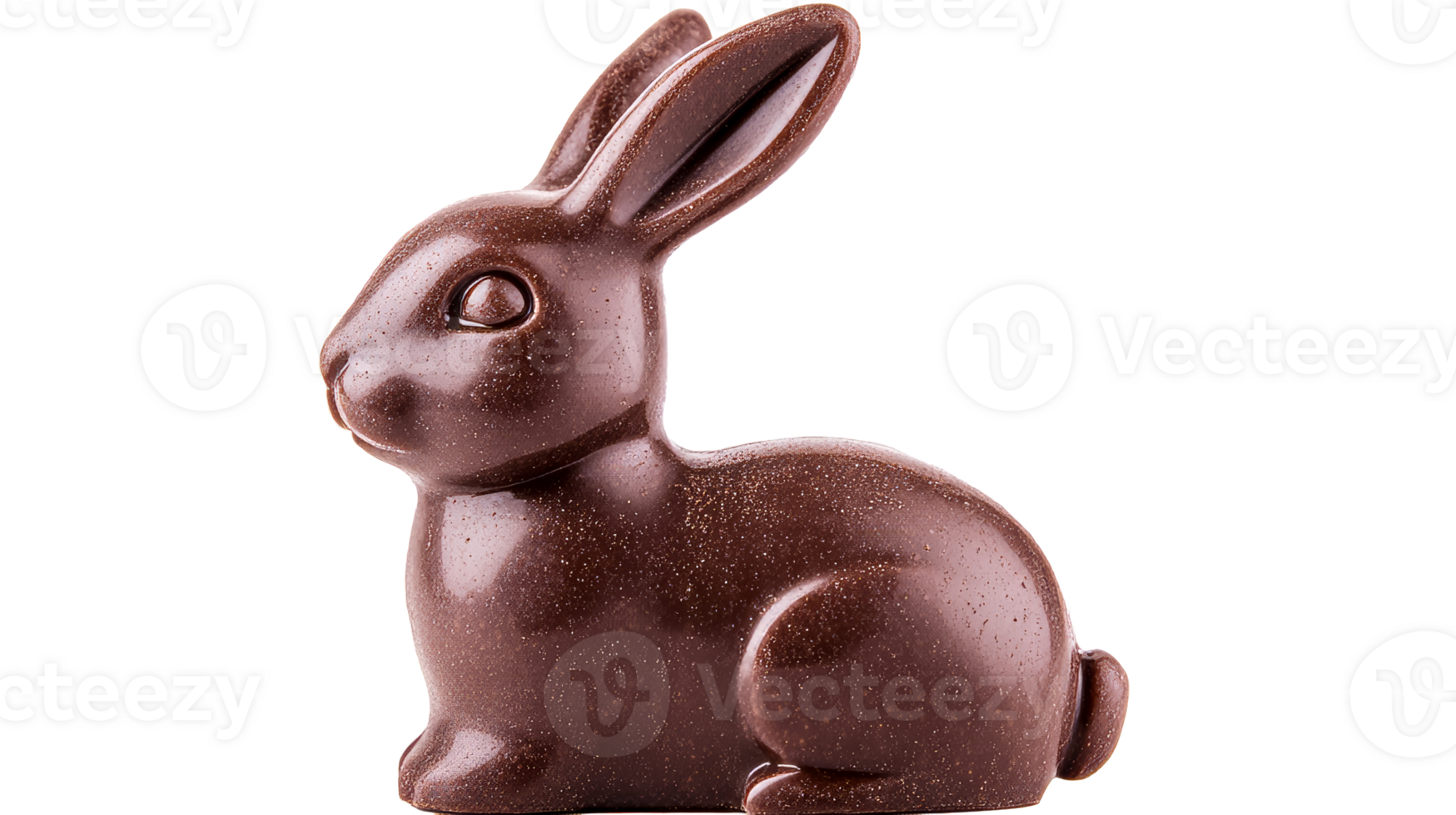 Chocolate bunny, sweet, easter, holiday treat, dessert food, cut out transparent png