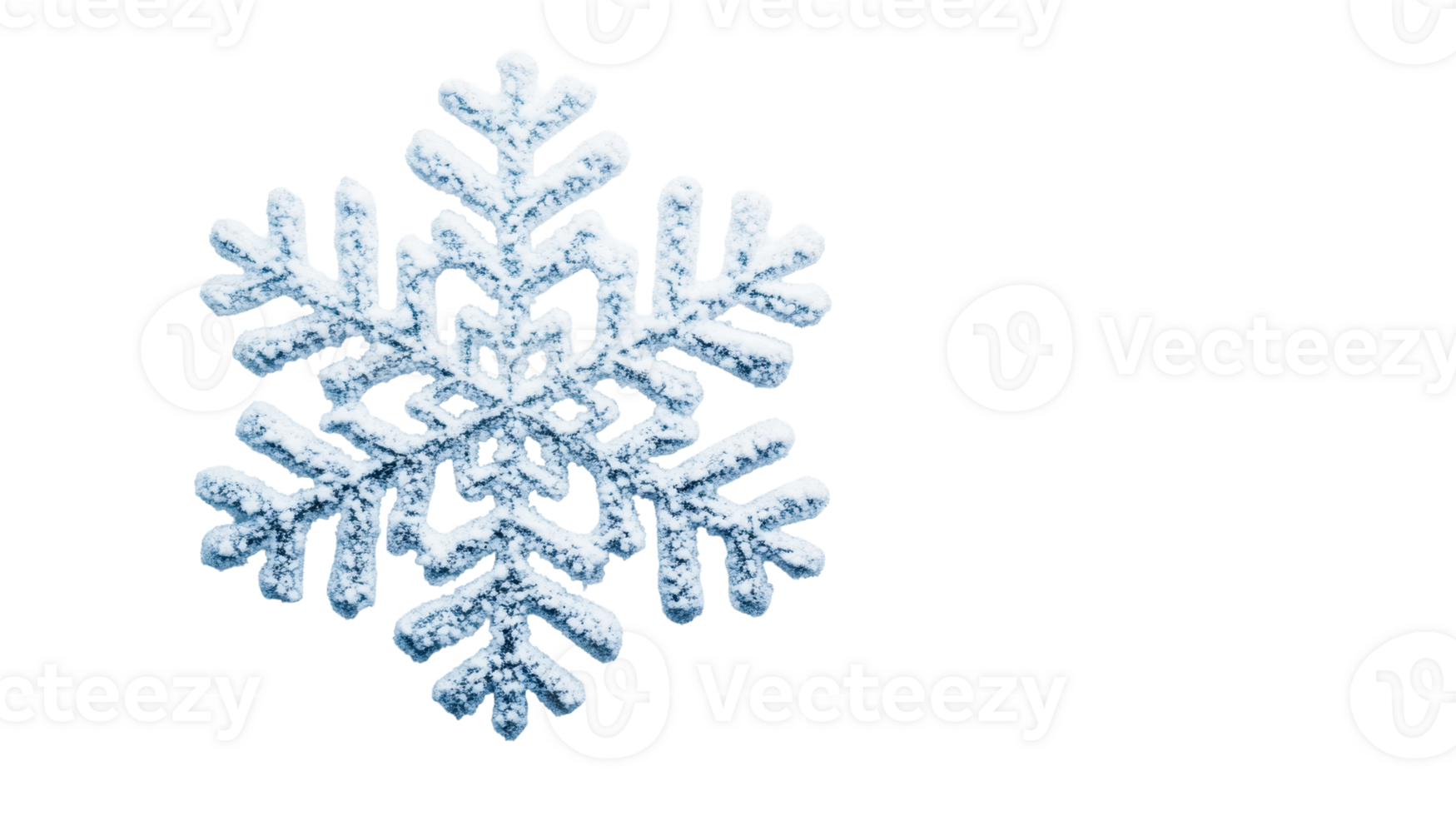 Delicate snowflake design on a transparent background png