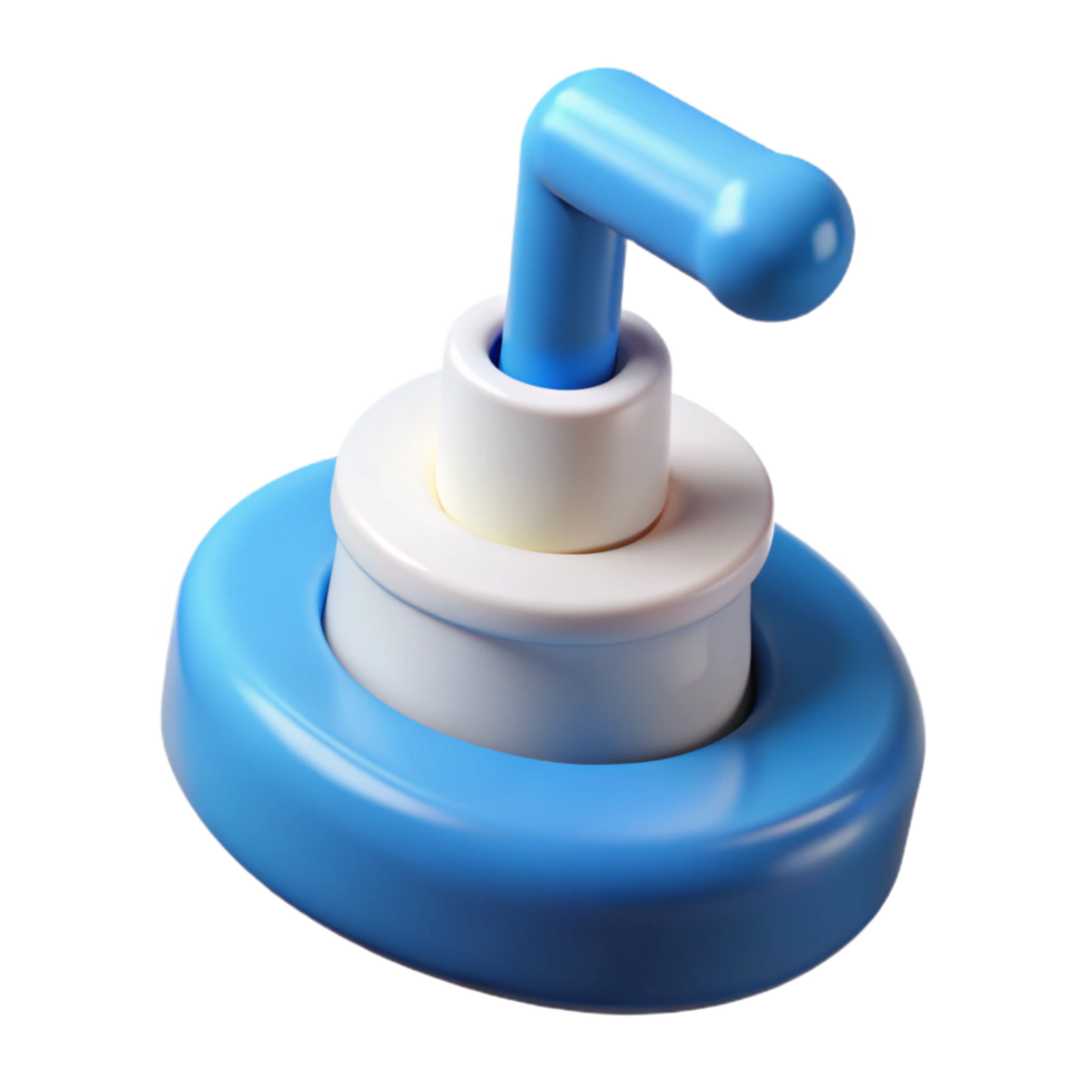 dramatic classic Toilet flush lever, authentic png