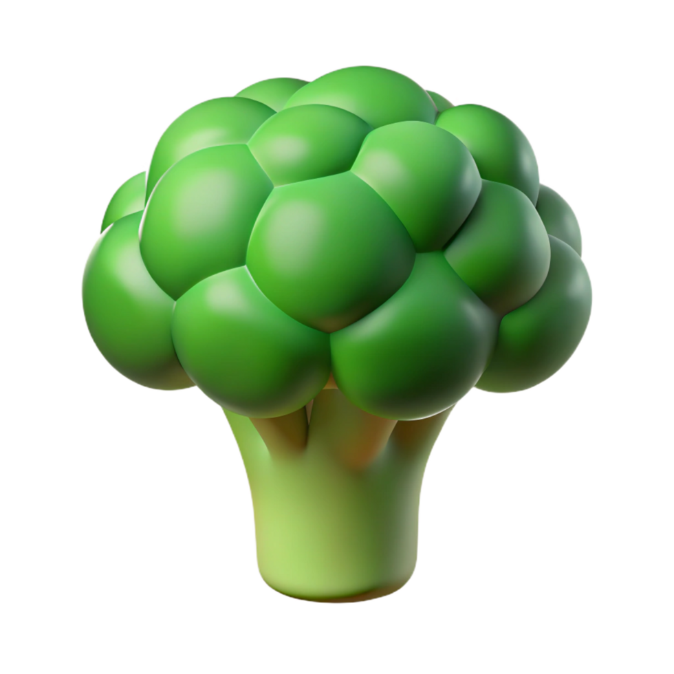 extraordinary vintage Broccoli floret high quality png
