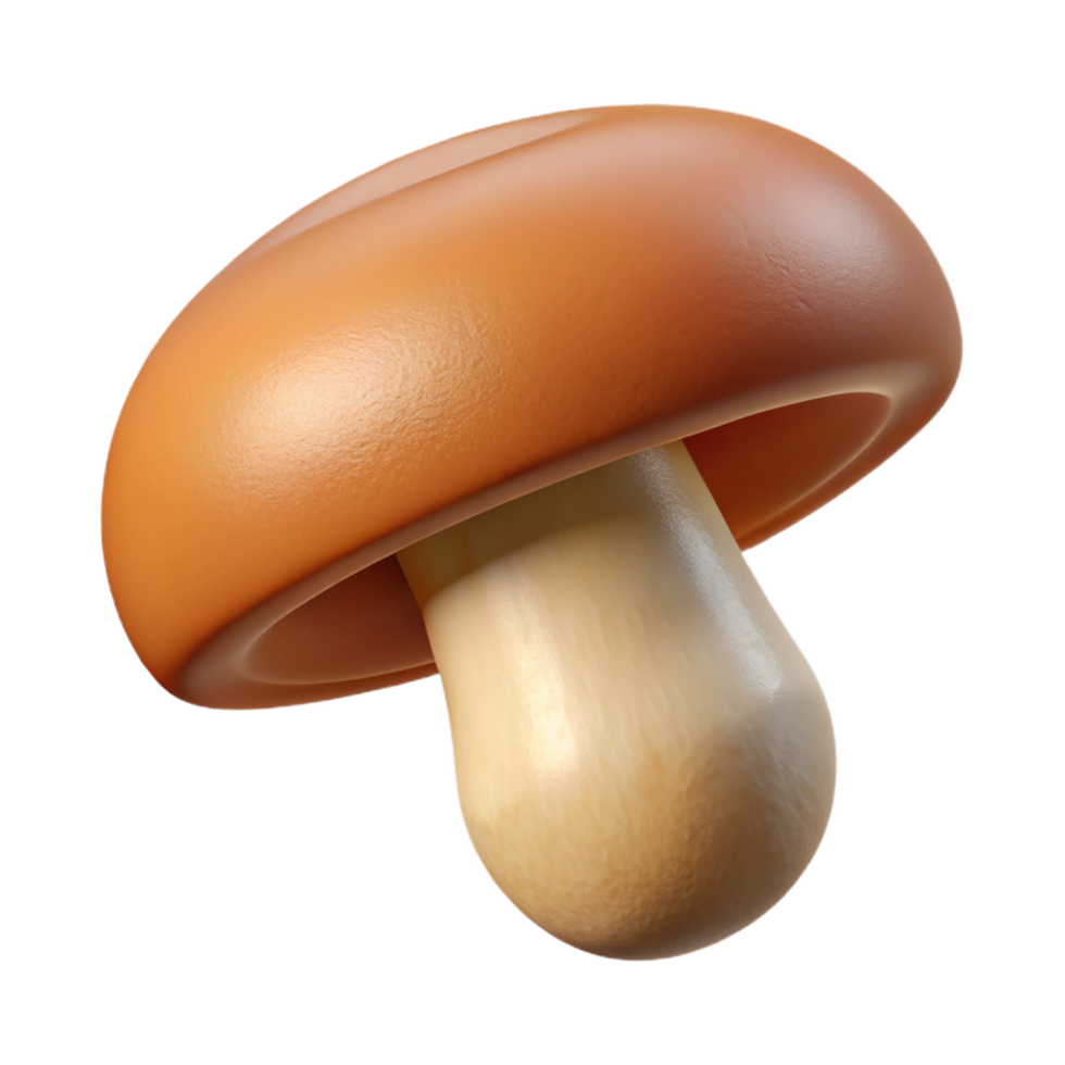 magnificent contemporary Single mushroom sliced original png