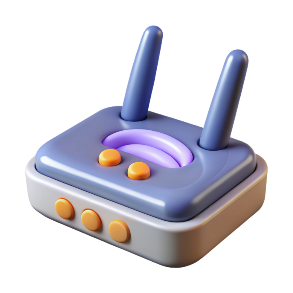 serene artistic Modem, internet connection premium png