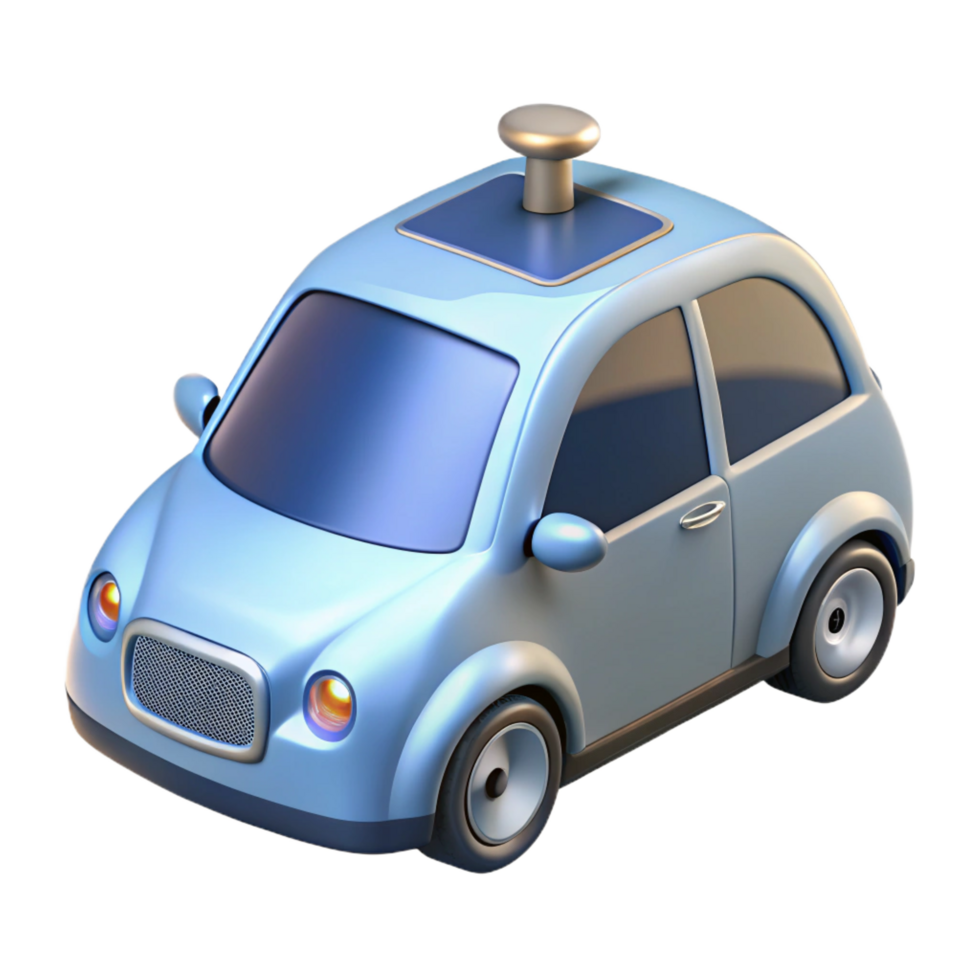 impressive creative Self-driving car, autonomous vehicle authentic png