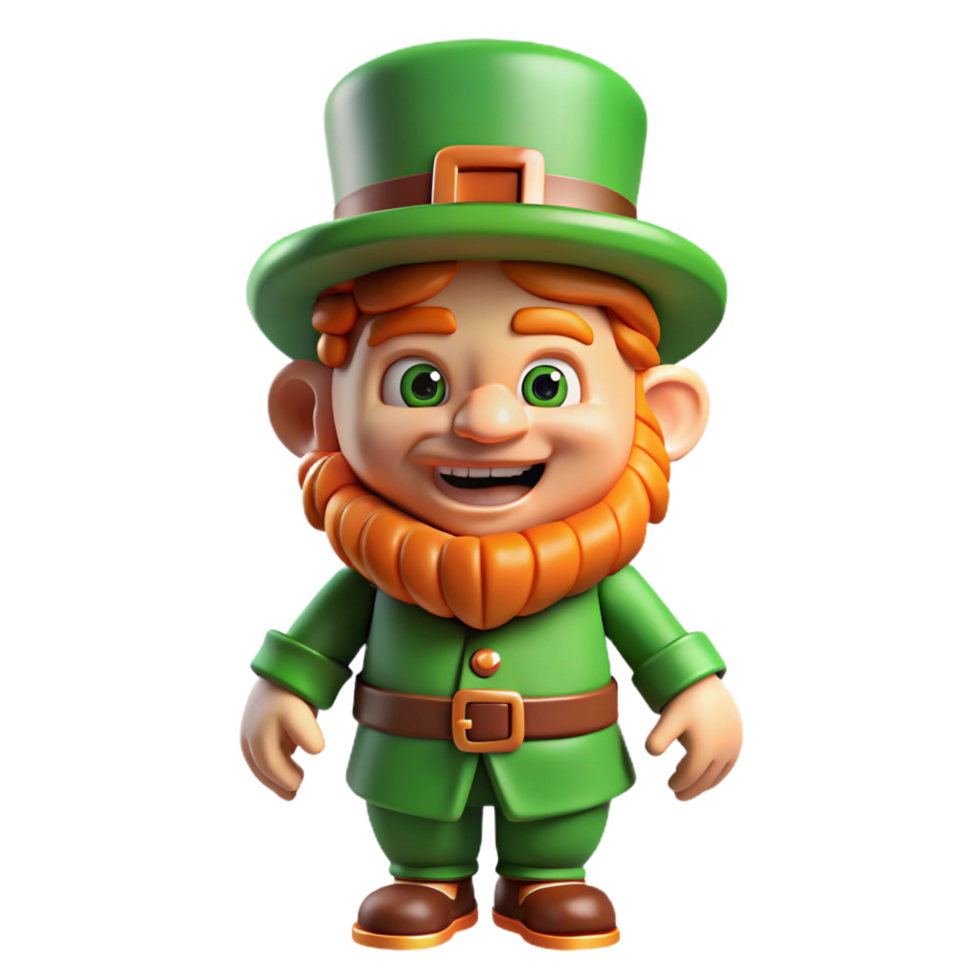 wonderful classic Leprechaun, mischievous fairy creature from Irish folklore genuine png
