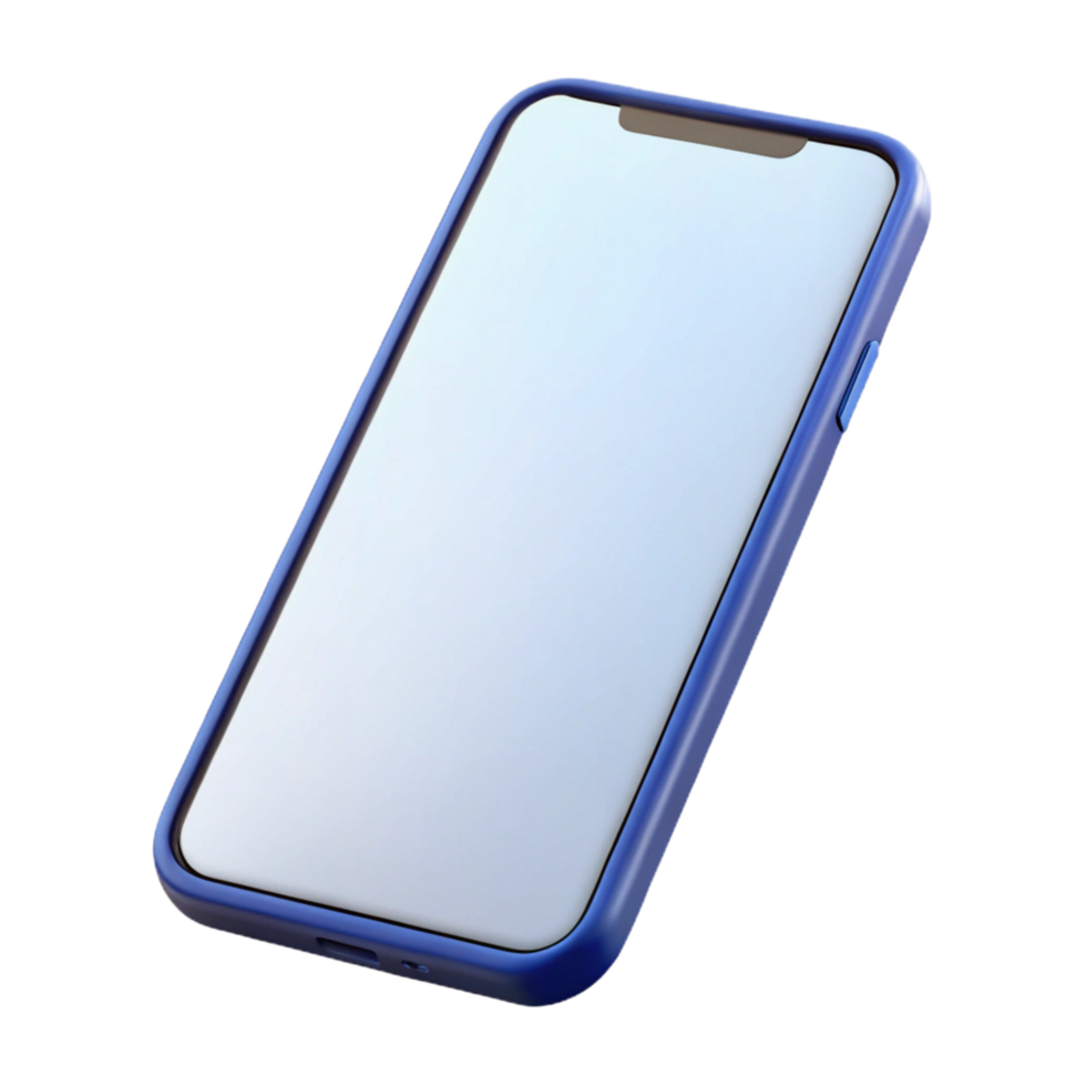extraordinary abstract Smartphone mockup displaying blank screen premium png