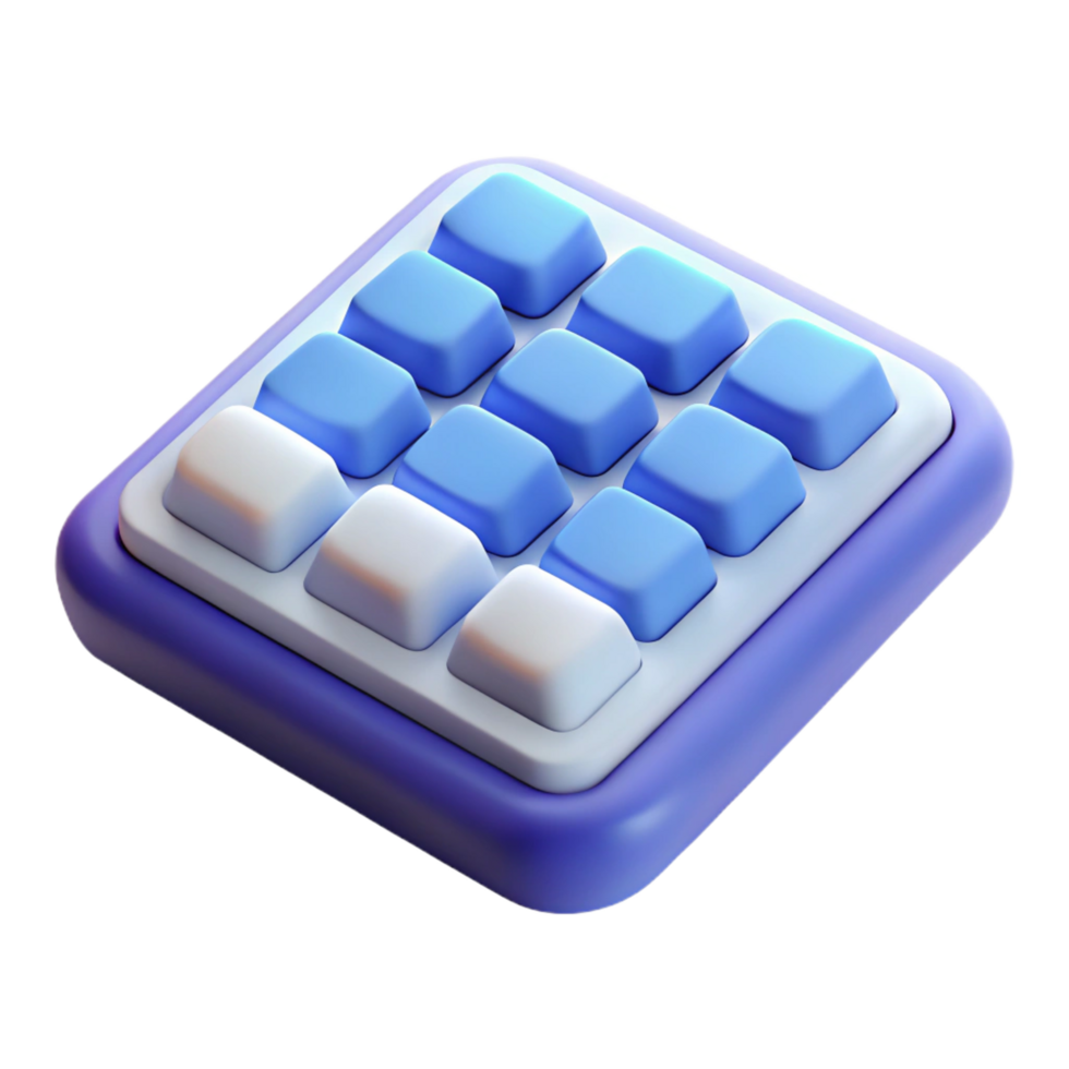 magnificent classic Wireless keyboard with numeric keypad original png