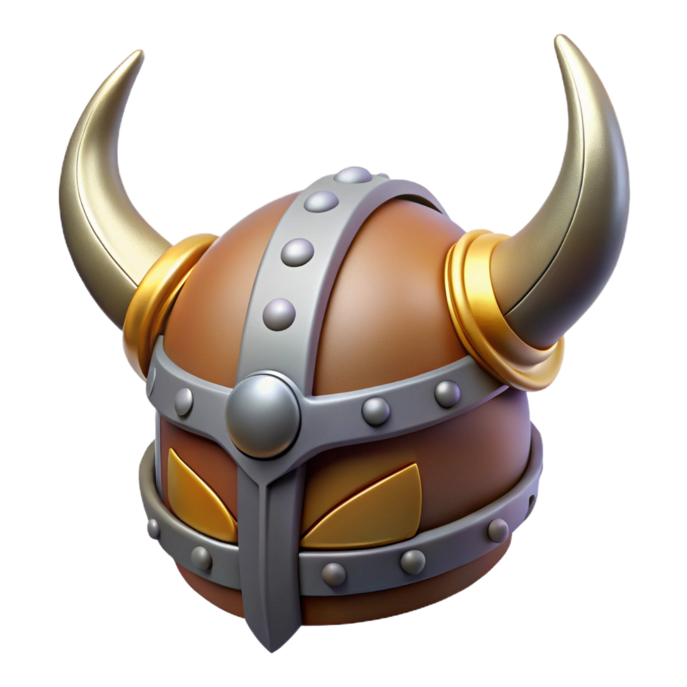 serene modern Single, fantasy helmet, horned and winged high resolution png