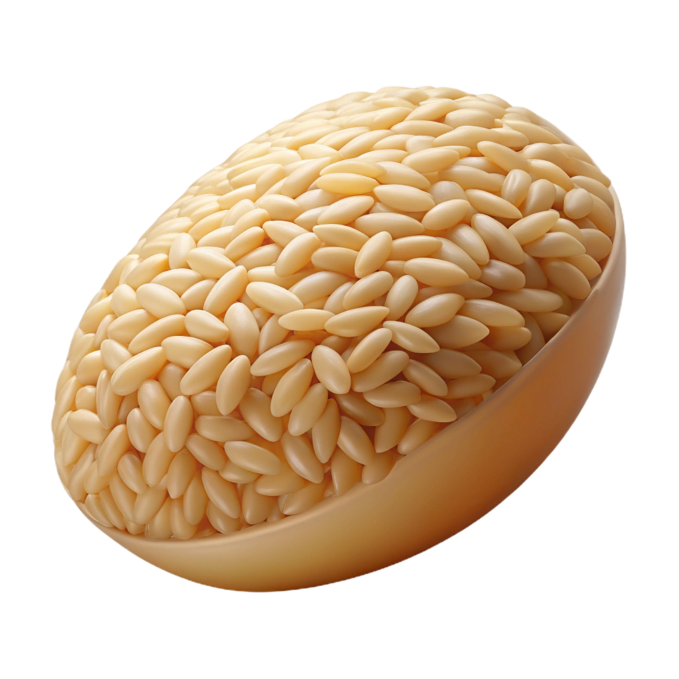 elegant minimalist A single grain of rice, highly detailed, authentic png