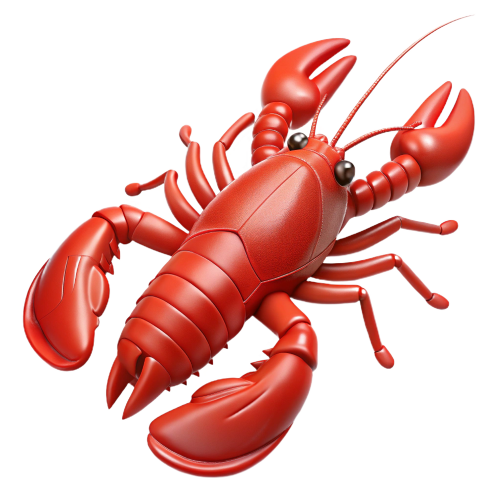 beautiful creative A lobster genuine png