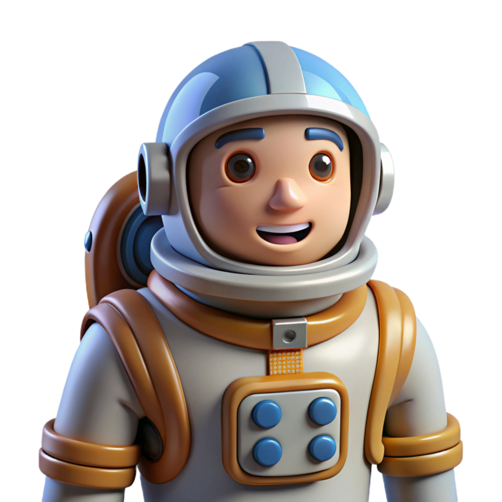 elegant classic Astronaut in a spacesuit, original png