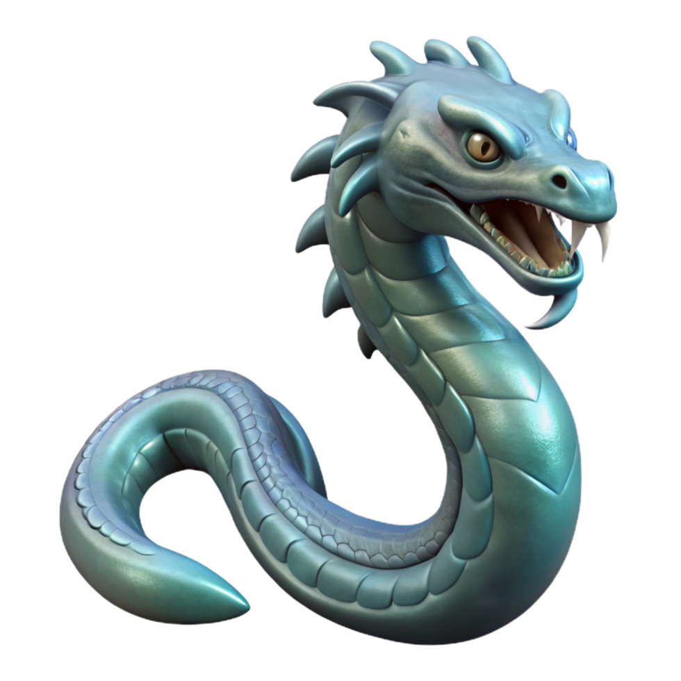elegant creative Leviathan, sea serpent, biblical mythology, monstrous form exclusive png